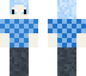 im entering to blue skin contest!