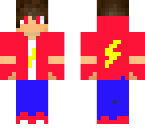 kid in flash hoodie