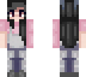 moon looks so cute in overalls and a pink shirt. :p read description