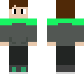 neon green & gray