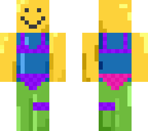 noob in purple bikini