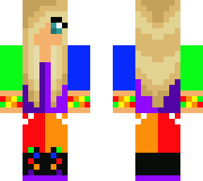 rainbow psycho girl