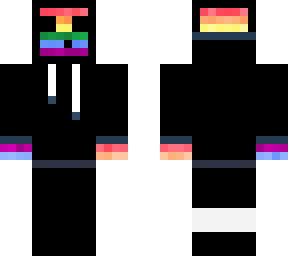 rainbow slime with sweater