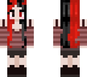 red and black