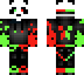 red and green panda