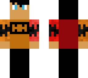red and orange gooseygaming merch (made by gooseygamer)