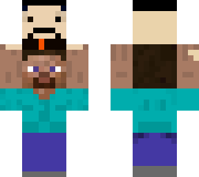 steve holding mumbo jumbo