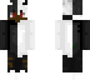 white and black