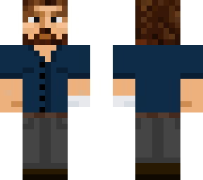 arthur dark blue shirt and black pants (srg's tcd)