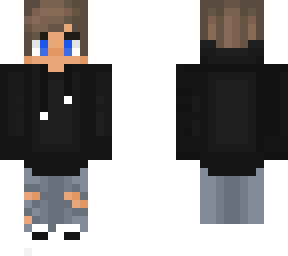 black hoodie