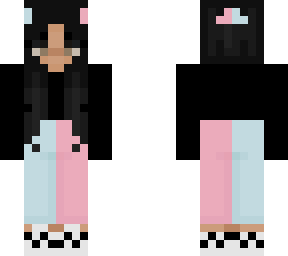 blue and pink tan