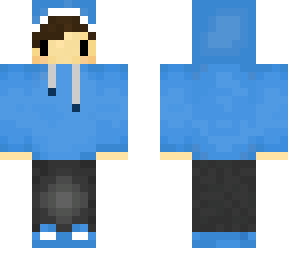 blue hoodie cute boy