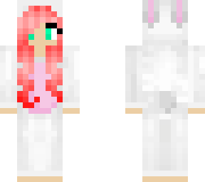 bunny girl with red hair (good name ik)