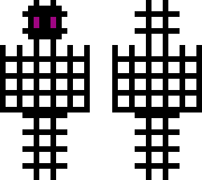 checkered skin