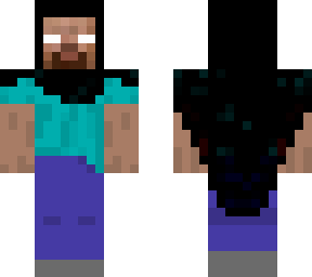cloaked herobrine with hood