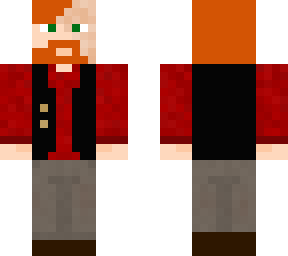 edward greene (red shirt and vest)