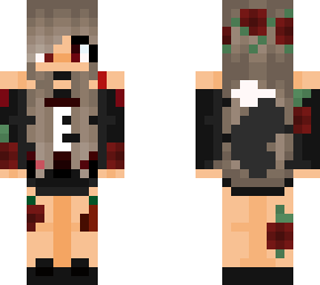 egirl rose red cutie wolf chracter edit (eyes, arms, head)