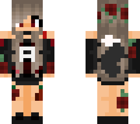 egirl rose red cutie wolf chracter edit (eyes, arms, head) for my sister twn-twn