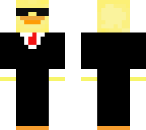 fixed duck in a tux