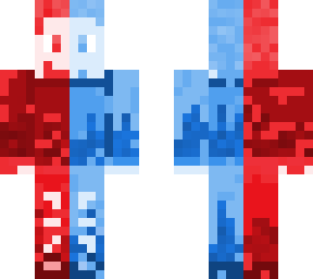 fuego rojo y azul