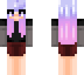 galaxy hair girl