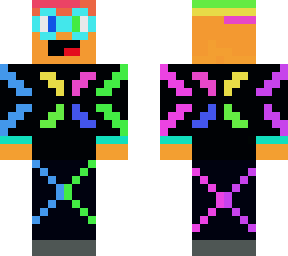 my pg3d skin rainbow v2