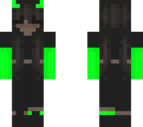 neon green girl edit