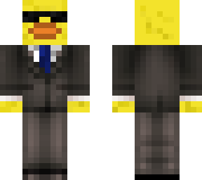 PATO CON LENTES MEJORADO Minecraft Skin PATO CON LENTES MEJORADO Minecraft Skin