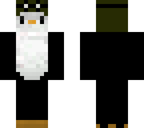 penguin with helmet