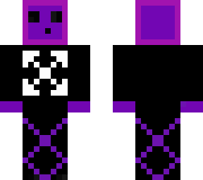 purple slime with off-white