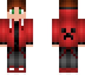 red hoodie boy