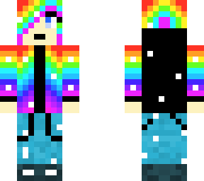 shiny rainbow girl