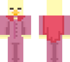 super pink ducky in a onesie!