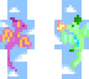 two dragons chillin