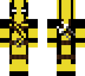 yellow deadpool