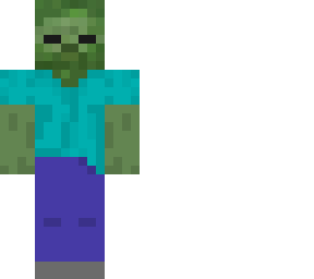 zombie with white back