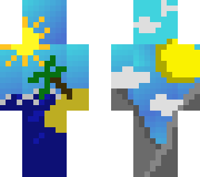 beach and mountain
