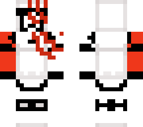 blody trooper with red sleeve
