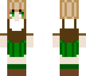 blonde pretty irish forest elf girl