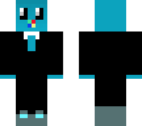blue child with a suit