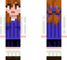 blue school girl