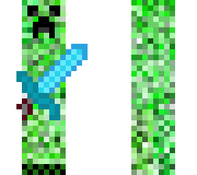 creeper getting attacked!
