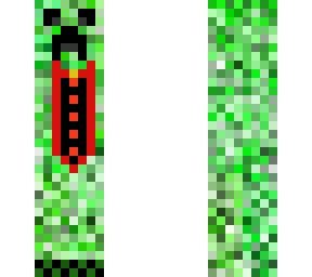 creeper with a tie