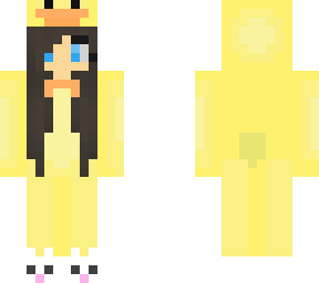 cute girl in duck skin!