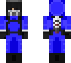 der blaue astronaut schlank