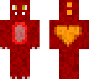 dragon with heart wings