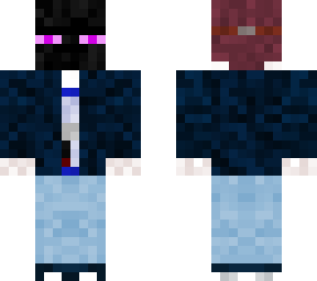 dude with enderman mask