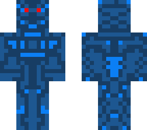 evil robot blue edition