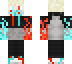 fire and ice kid with mask