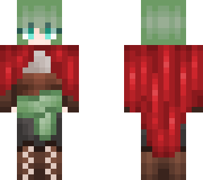 green haired elf-- female